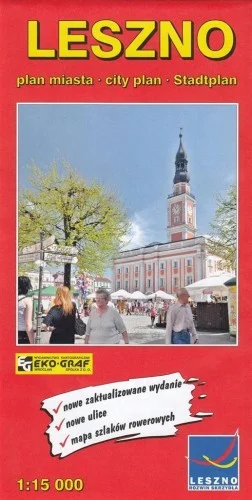 MAPA TURYSTYCZNA - LESZNO 1:15 000 Nowy