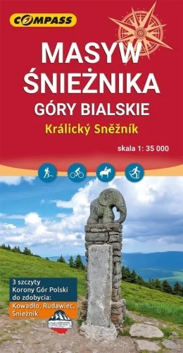 MAPA TURYSTYCZNA - MASYW śNIEŹNIKA, PRACA ZBIOROWA Hit sprzedaży