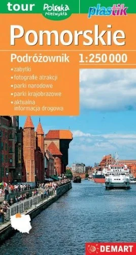 Nie przegap MAPA TURYSTYCZNA - POMORSKIE 1:250 000 PLASTIK