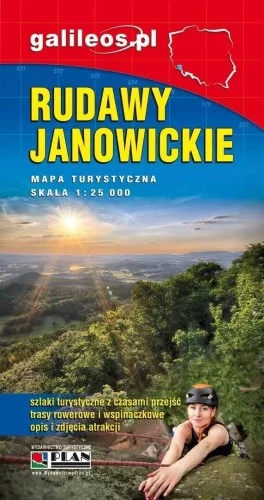 Ostatnie sztuki MAPA TURYSTYCZNA - RUDAWY JANOWICKIE 1:25 000