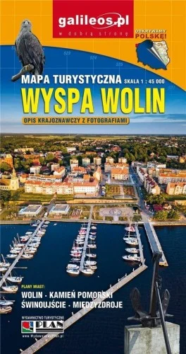 Kup online MAPA TURYSTYCZNA - WYSPA WOLIN 1:45 000