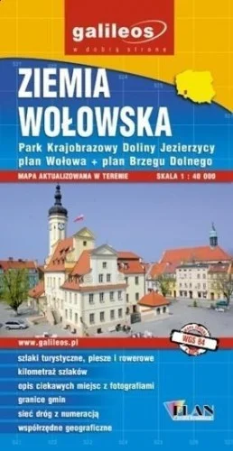 Ograniczona ilość MAPA TURYSTYCZNA - ZIEMIA WOŁOWSKA 1:40 000