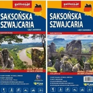 MAPY TURYSTYCZNA - CZESKA I SAKSO艃SKA SZWAJCARIA Premium