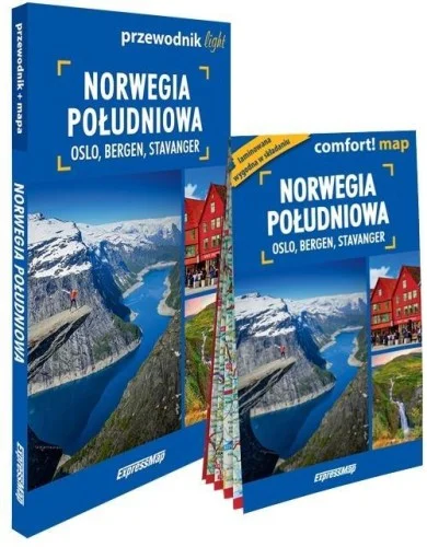 NORWEGIA POŁUDNIOWA LIGHT: PRZEWODNIK + MAPA Super okazja
