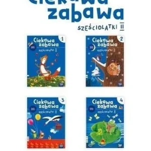 CIEKAWA ZABAWA 6-LATKI KARTY PRACY CZ.1-4 2022 NE Nie przegap