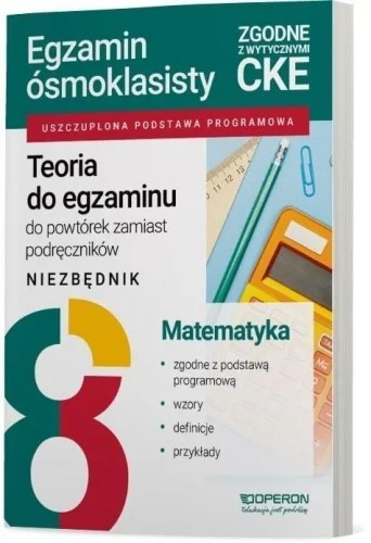 Bezpieczna płatność EGZAMIN SMOKLASISTY SP 8 MATEMATYKA NIEZBĘDNIK