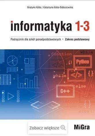 Rabat INFORMATYKA LO 1-3 PODRĘCZNIK ZP