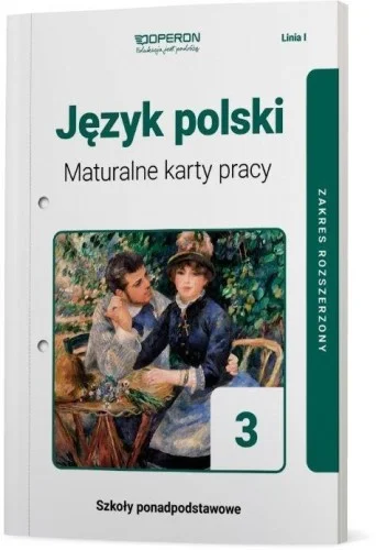 Zamów teraz J. POLSKI LO 3 MATURALNE KARTY PRACY ZR LINIA I