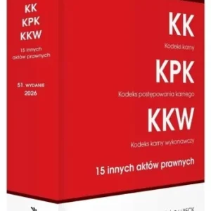 KODEKS KARNY. KODEKS POSTĘPOWANIA KARNEGO...WYD.51 Do wyczerpania zapasów