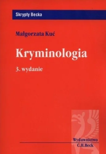 KRYMINOLOGIA W.3, MAŁGORZATA KU膯 Nowość