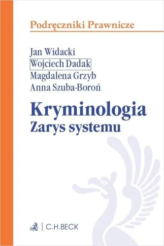 Super okazja KRYMINOLOGIA. ZARYS SYSTEMU