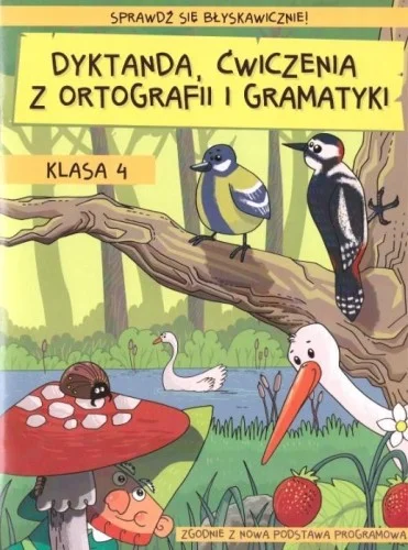 DYKTANDA, 膯WICZENIA Z ORTOGRAFII I GRAMATYKI KL.4 Szybka dostawa