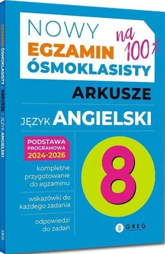 Oferta limitowana EGZAMIN SMOKLASISTY - JĘZYK ANGIELSKI ARKUSZE