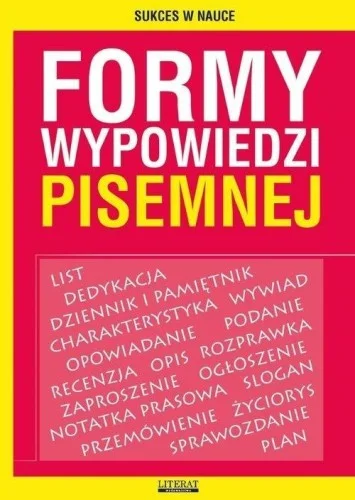 FORMY WYPOWIEDZI PISEMNEJ Taniej