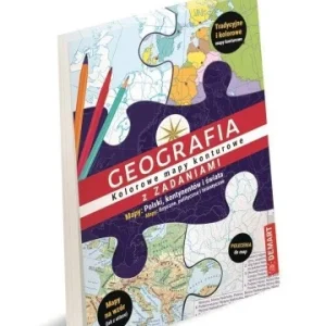 Dodaj do koszyka GEOGRAFIA Z ZADANIAMI. KOLOROWE MAPY KONTUROWE