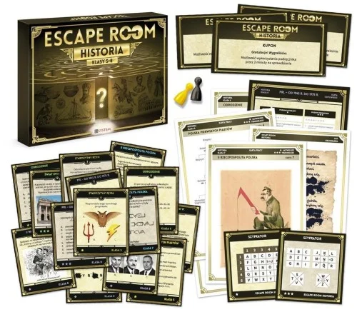 GRA ESCAPE ROOM. HISTORIA, PRACA ZBIOROWA Cena promocyjna