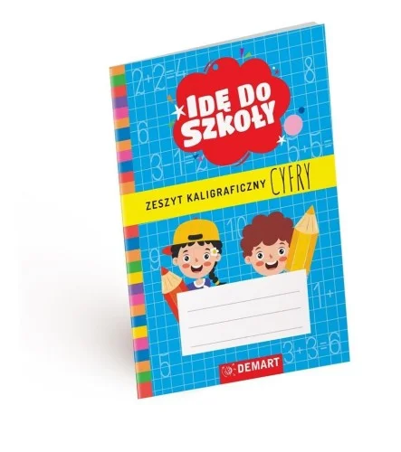 Wyjątkowa oferta IDĘ DO SZKOŁY. ZESZYT KALIGRAFICZNY. CYFRY A5