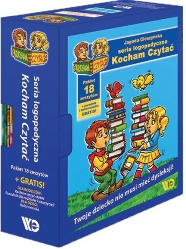 KOCHAM CZYTA膯. PAKIET 18 ZESZYTW (1-18) NIEBIESKI Ekspresowa dostawa