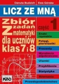 Nowość LICZ ZE MN. ZBIR ZADA艃 Z MAT. KLAS 7 I 8 CZ. 1