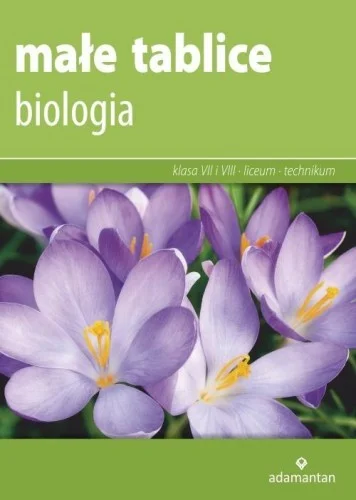 Niska cena MAŁE TABLICE. BIOLOGIA W.2019 ADAMANTAN
