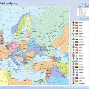 Oferta MAPA POLITYCZNA EUROPY PLANSZA EDUKACYJNA