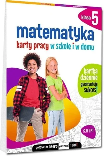 MATEMATYKA SP 5 KARTY PRACY W SZKOLE I W DOMU Szybka dostawa