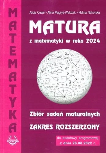 MATURA Z MATEMATYKI 2024 ZBIR ZADA艃 ZR Promocja