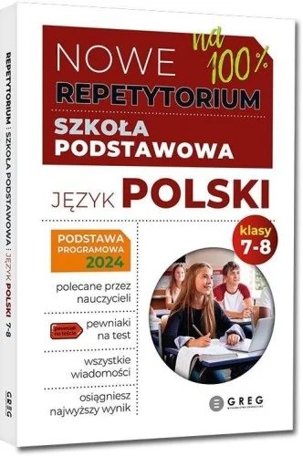 NOWE REPETYTORIUM SP JĘZYK POLSKI KL 7-8 Premium
