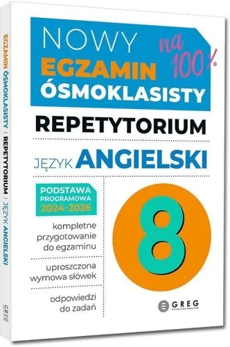 Ograniczona ilość NOWY EGZAMIN SMOKLASISTY - J. ANG. REPETYTORIUM