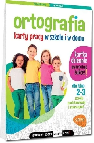 ORTOGRAFIA KARTY PRACY W SZKOLE I W DOMU KLASA 2-3 Tani